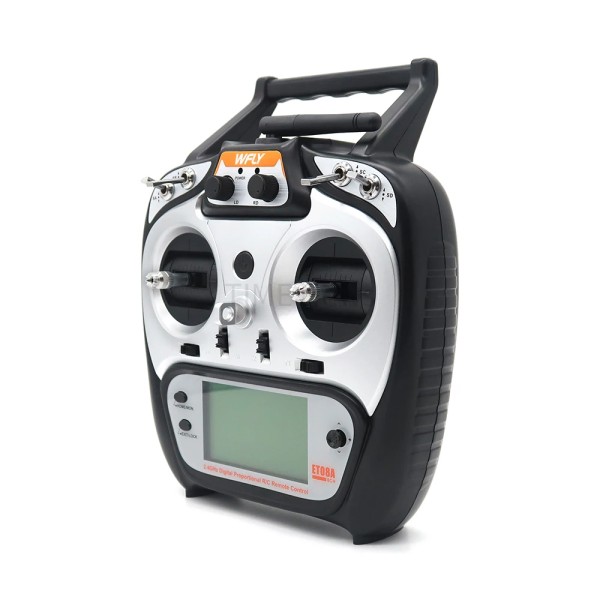 Hot Sales WFLY ET08A 2.4G 8CH RC Radio Transmitter Receiver RF206S the Best Remote for Rc Beginners